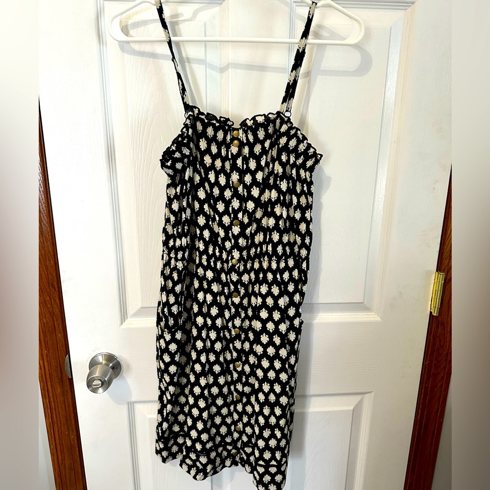 Anthropologie Black and White Dress Size Small